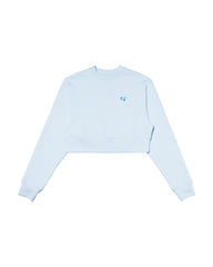 Cozy Crop Sweatshirt BLUE